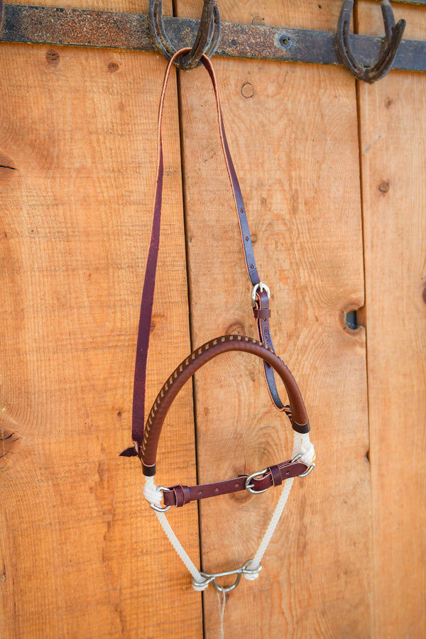 Martin Double Rope Leather Cover Cavesson Noseband