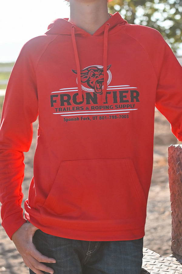 '24 Logo Hoodie in Athletic Red