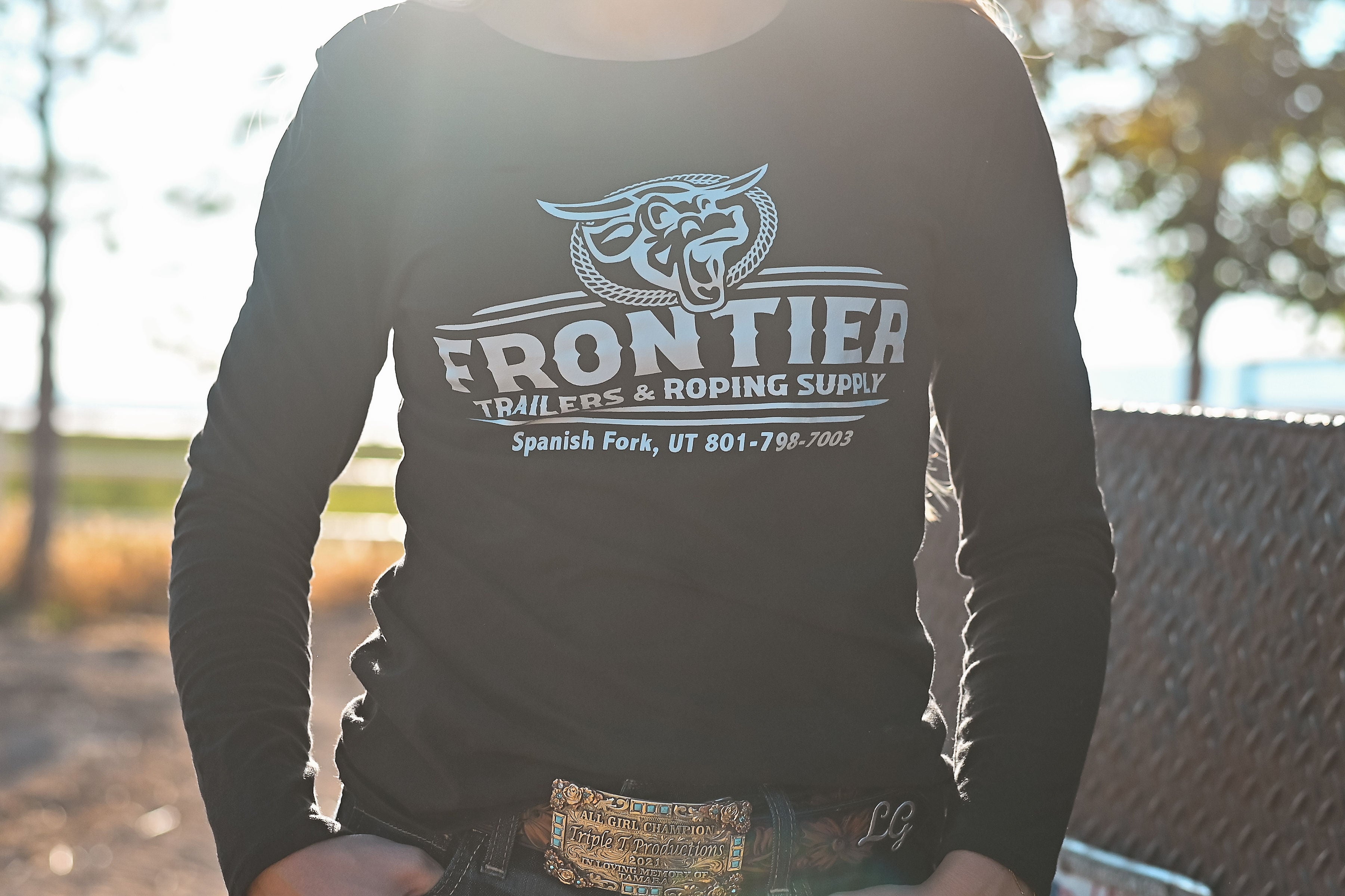 Logo Long Sleeve in Black