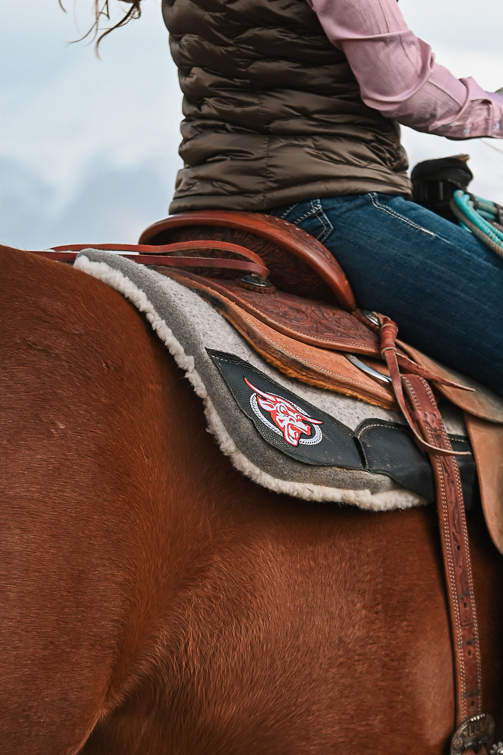 Best Ever Fleece Pad w/ Frontier Logo 32X32 1''