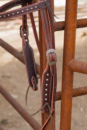 Browband People On Horses - Swarovski Crystal Black - 1 3/4 Browband People On Horses - Swarovski Crystal Black - 1 3/4