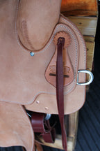 Frontier Natural Roughout 14.5'' Roper Saddle