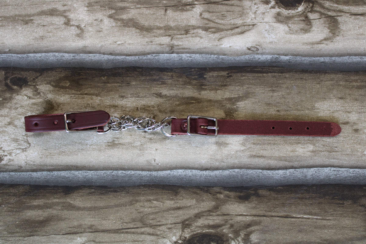 Berlin Latigo Twisted Chain Curb Strap