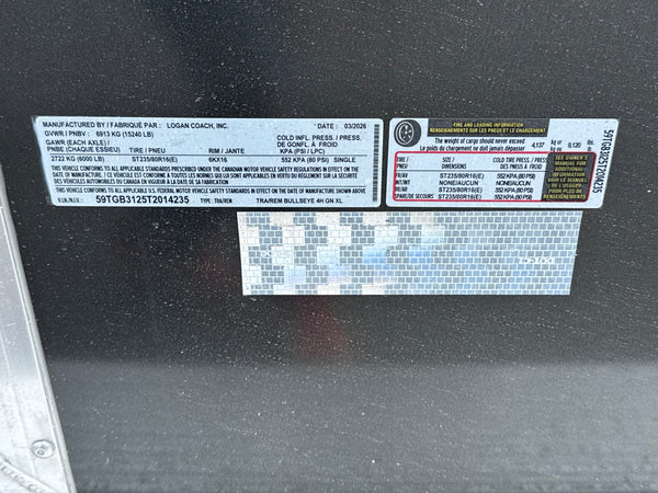 2026 Logan Coach Bullseye XL 4 Horse DMD #14235