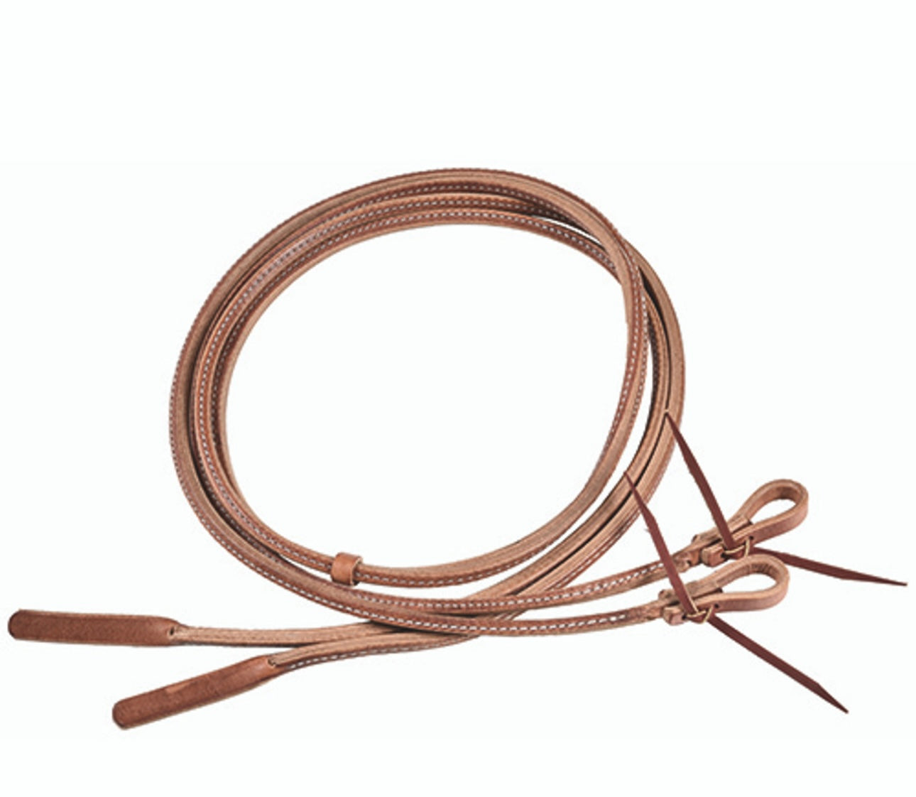 Berlin Leather Rolled Split Rein