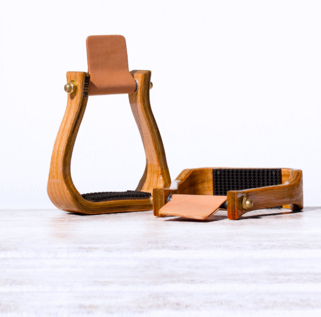 Nettles Barrel Racer Stirrup- Rustic Wrangler