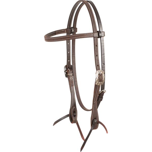 Martin Browband Headstall with Bandera Buckle Latigo Ties