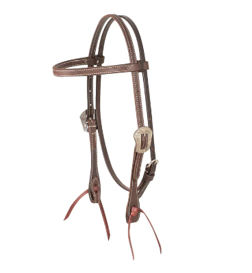 Martin Browband Headstall with Laramie Buckle Latigo Ties