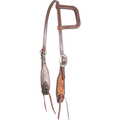 Martin Floral Tooled Slip Ear Headstall
