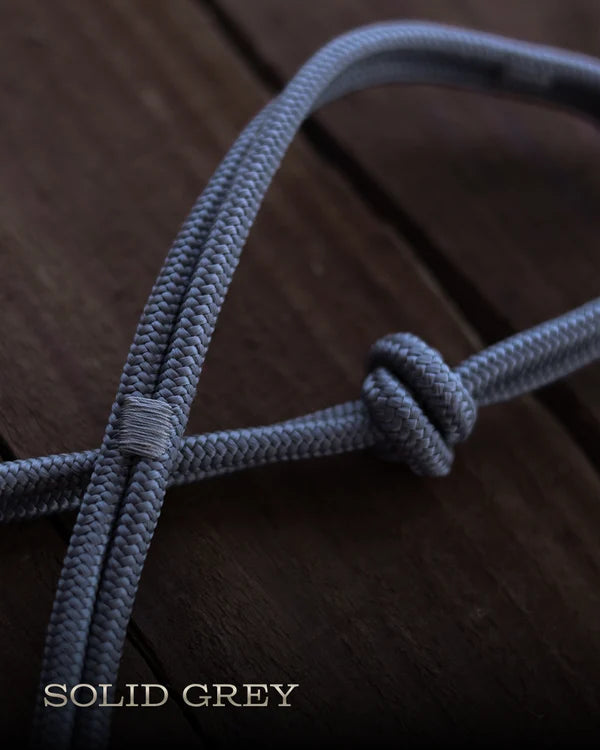 Hay Chix Timeless Halter & Lead Rope (Solid Grey)