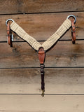 3' Natural Mohair Breast Collar by Martin Saddlery