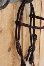 Martin Browband Headstall with Bandera Buckle Latigo Ties