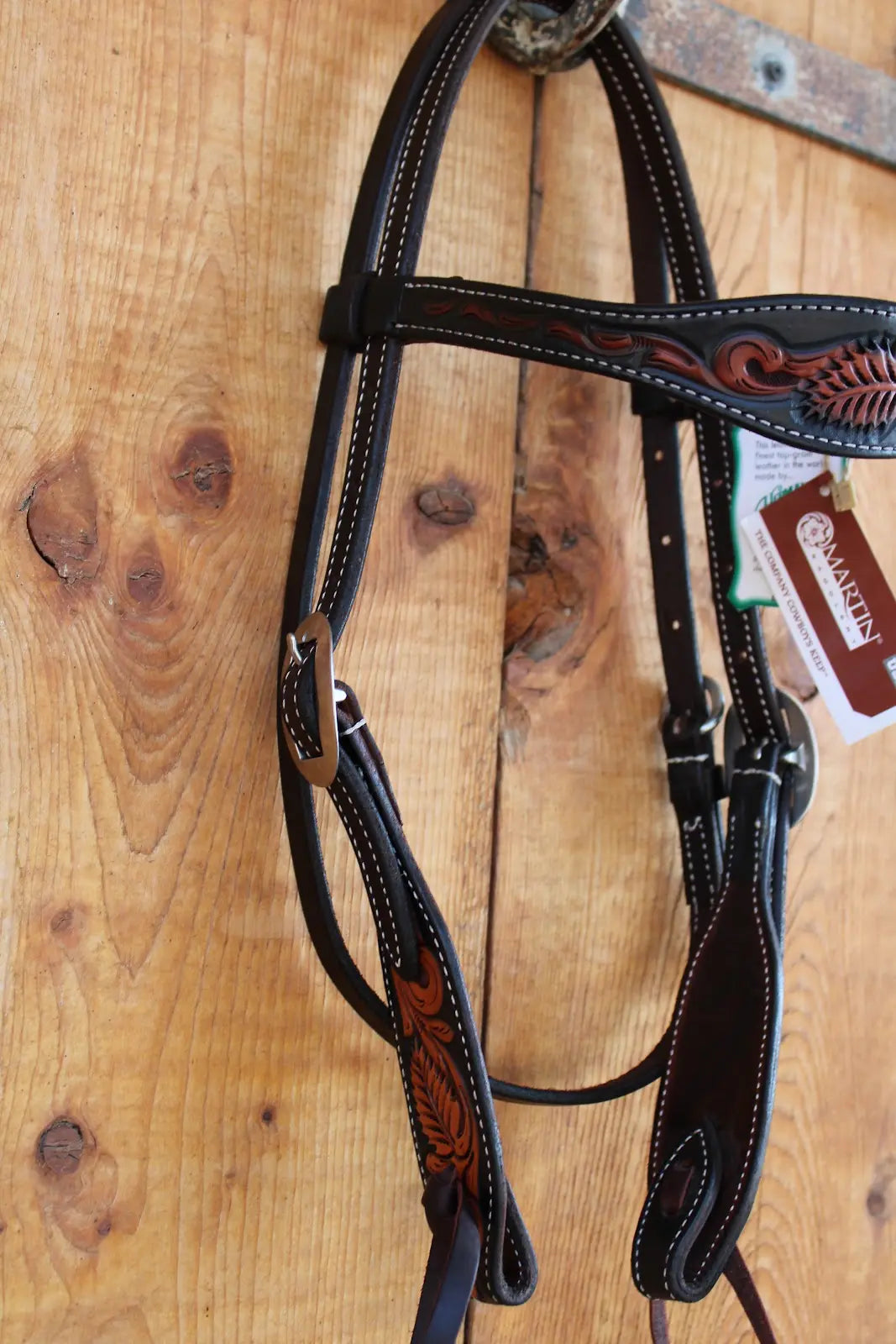 Martin Dark Oil Tooled Browband