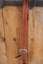 Martin Ranahan Floral Chestnut Split Ear Headstall