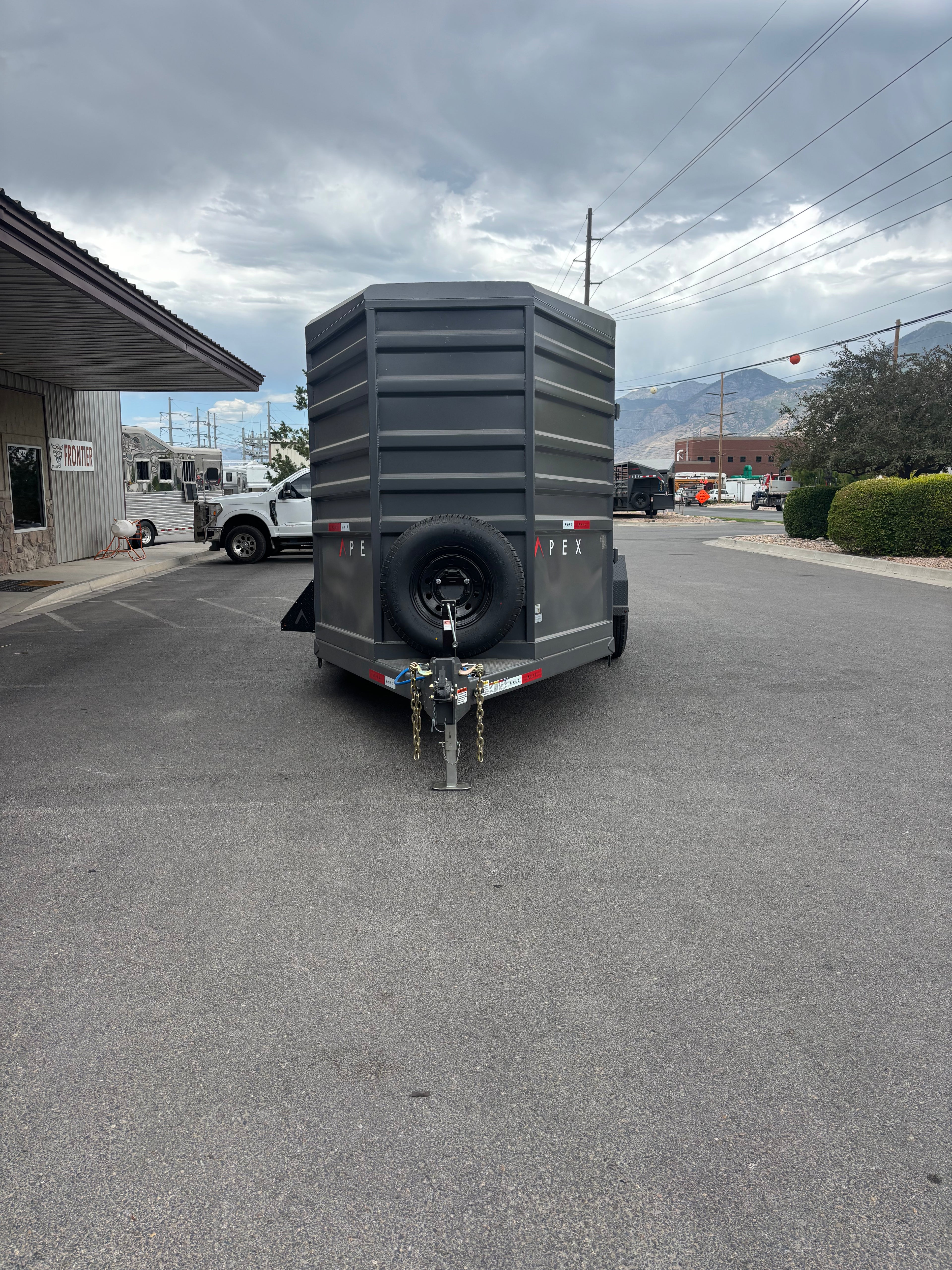 2025 Apex 16' Bumper Pull Stock Trailer #3056