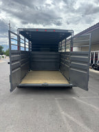 2025 Apex 16' Bumper Pull Stock Trailer #3056