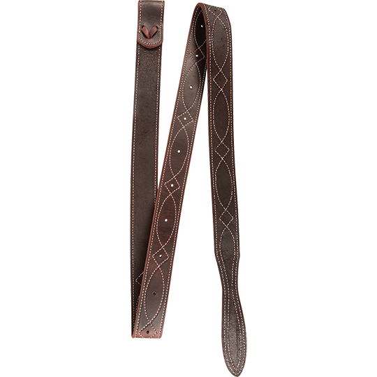 Cordes De Selle En Cuir Latigo Marron Moyen - 1/2 X 72 Pouces - 1 Paire Cordes De Selle En Cuir Latigo Marron Moyen - 1/2 X 72 Pouces - 1 Paire