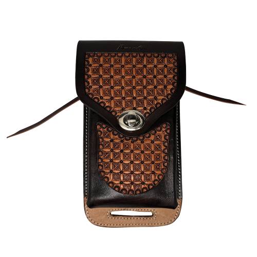 Professional Choice Leather Cell Phone Case - Chocolate Box Star