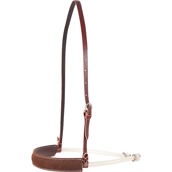 Martin Double Rope Roughout Leather Cover Noseband