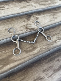 Classic Equine Performance Ring Gag with Twisted Wire