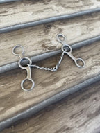 Classic Equine Performance Ring Gag with Twisted Wire