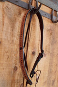 Partrade Headstall Slip Ear Cowboy Knot 1-1/4” Roughout Buckstitch