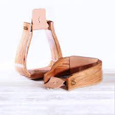 Nettles Stirrups Deep Roper Rustic Wrangler