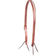 Martin Ranahan Floral Chestnut Split Ear Headstall