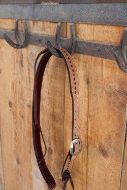 Partrade Headstall Slip Ear Cowboy Knot 1-1/4” Roughout Buckstitch