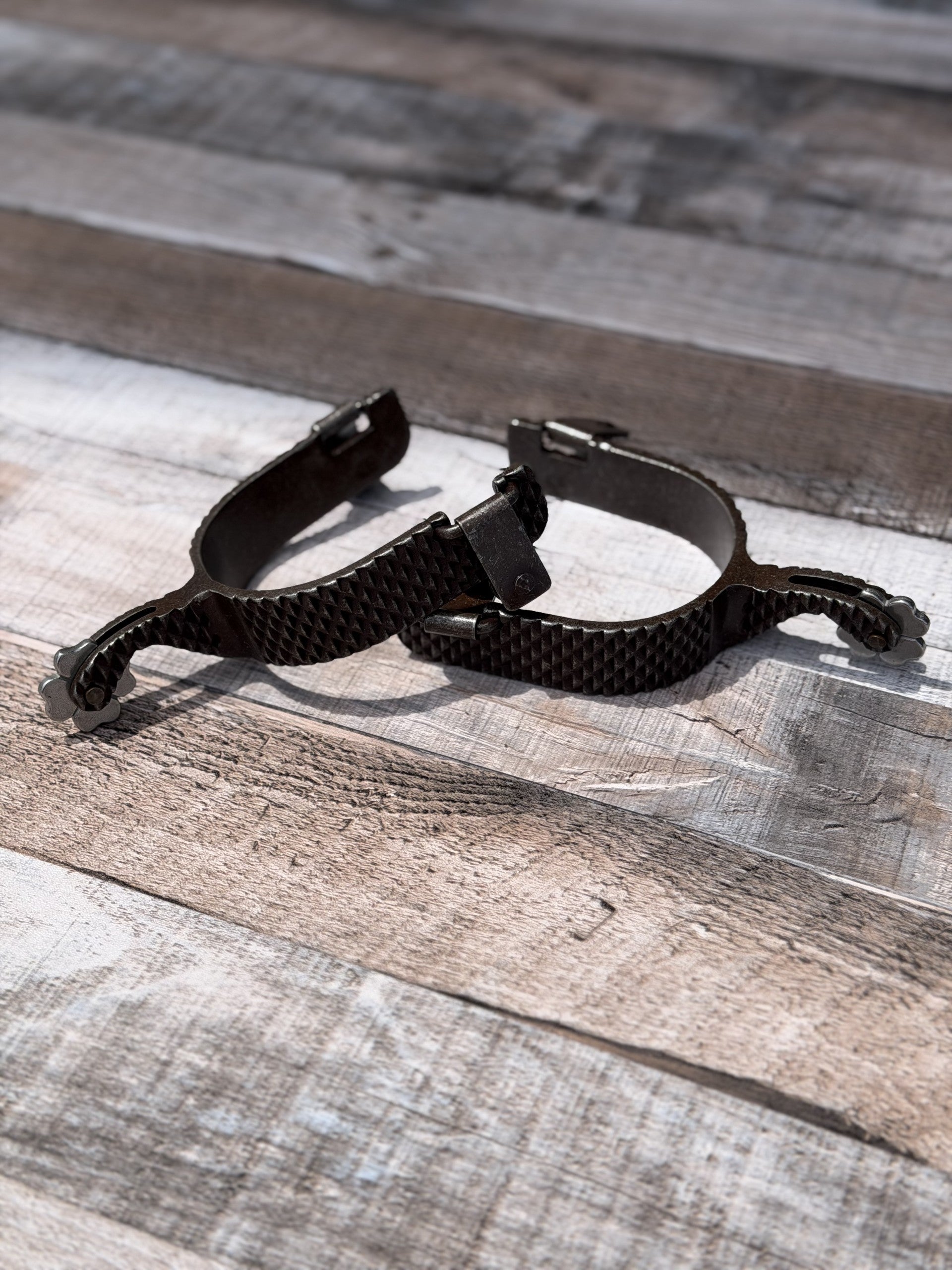 Classic Equine 1" Band Rasp Cowboy Series Spur