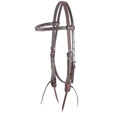 Martin Chocolate Roughout Browband Headstall