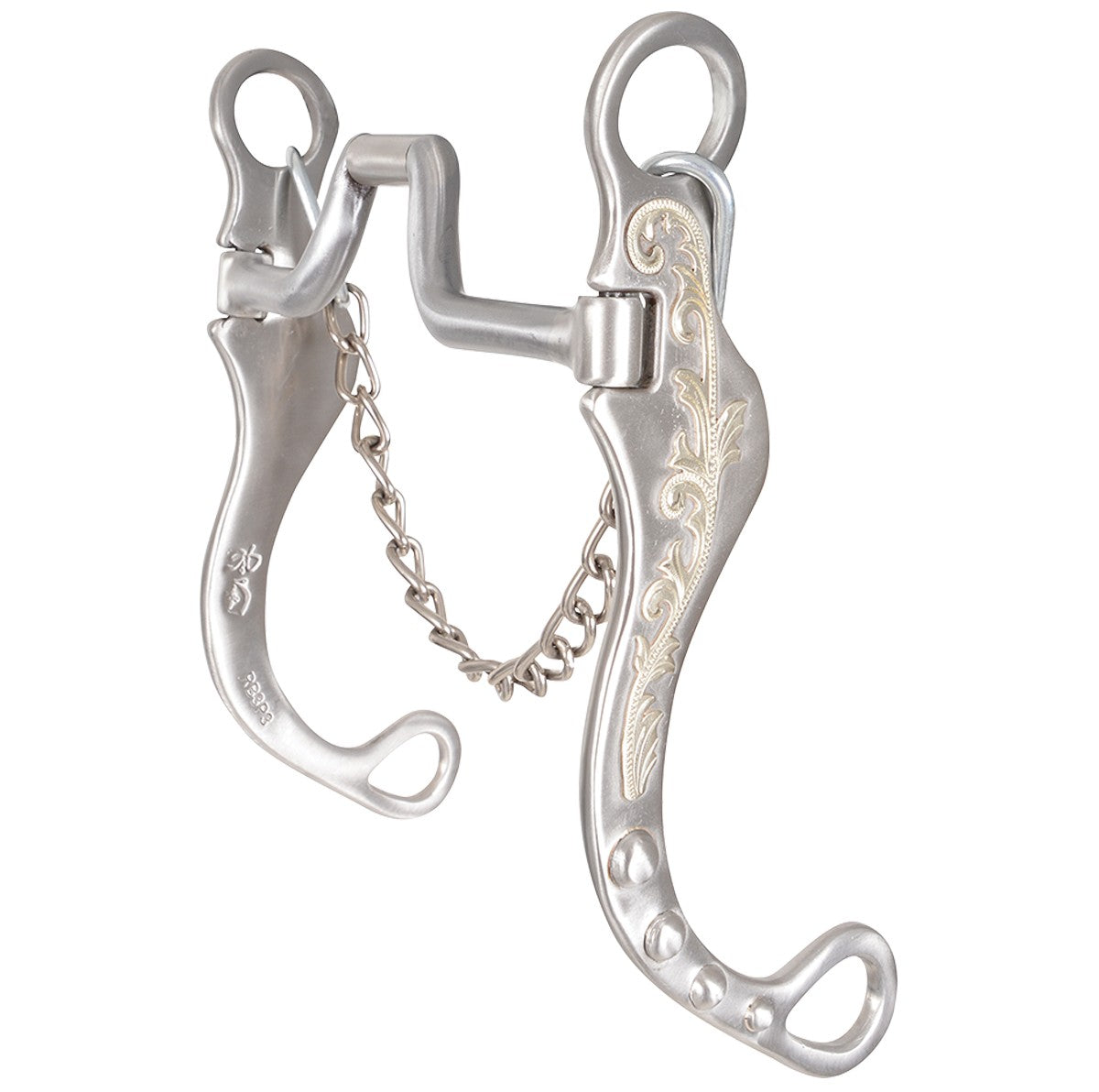 Ranch Roping Bits Graduate Shank Roping Bit with Hinge Cheek Swivel Port – Frontier ...