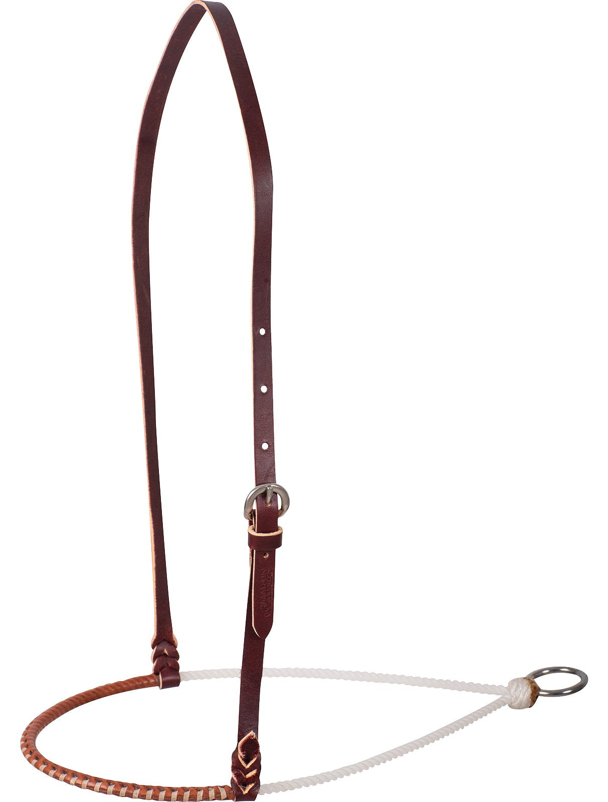 Martin 3/16" Single Rope Leather Covered Noseband