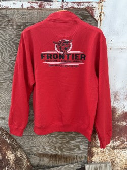 Frontier Red 1/4 zip