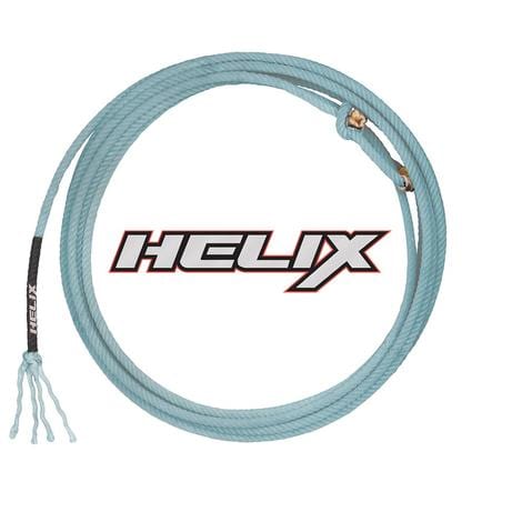 Helix rope featuring the word "helix," displayed prominently for Frontier Trailers & Roping Supply branding.
