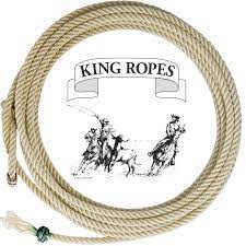 King Nylon Ranch Rope 40' 3/8 Scant With Tied Hondo