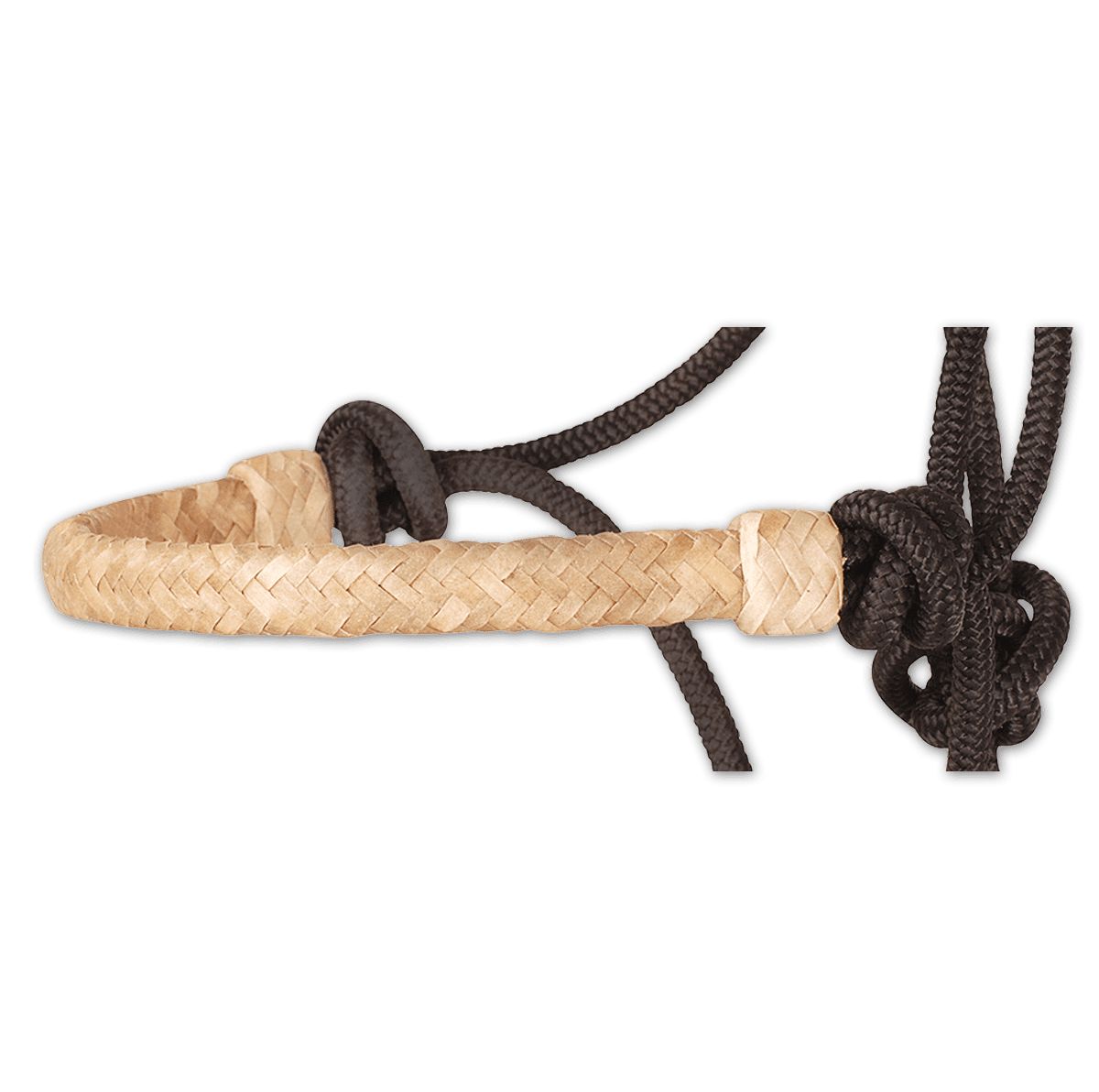 Classic Equine Braided Rawhide Rope Halter With Lead