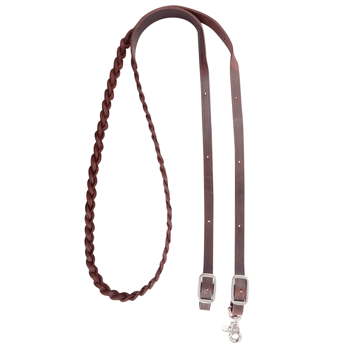 Martin 3 Plait Braided 5/8" Latigo Roping Rein