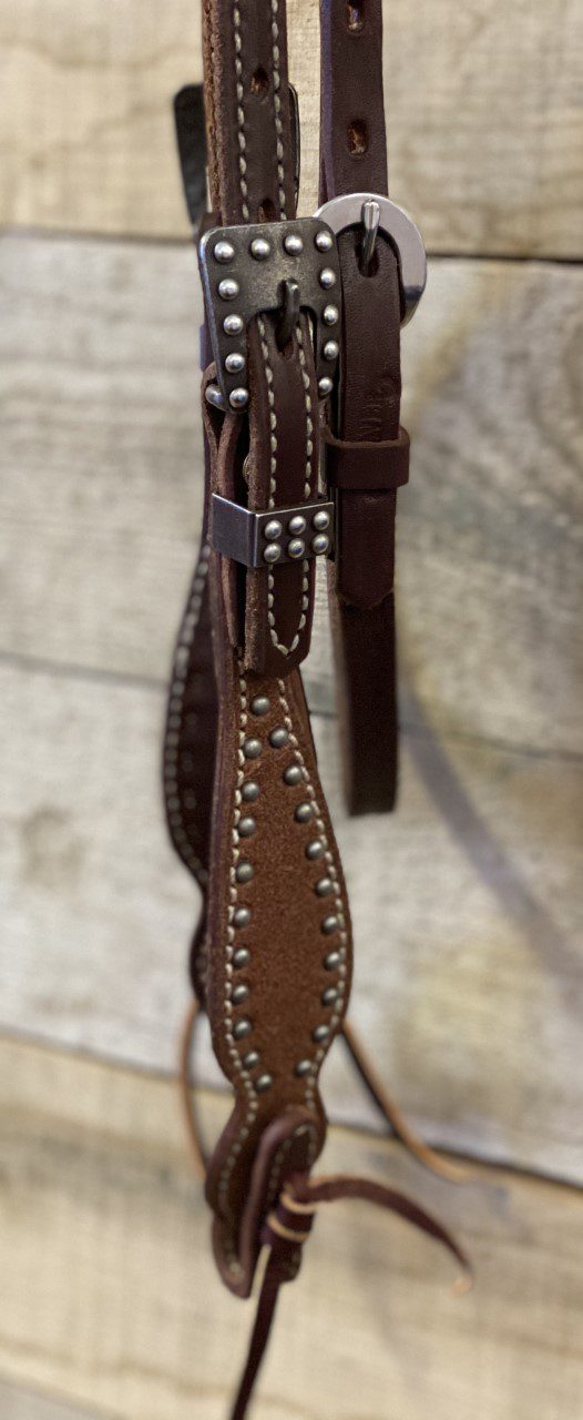Rough Out Oiled Browband Headstall